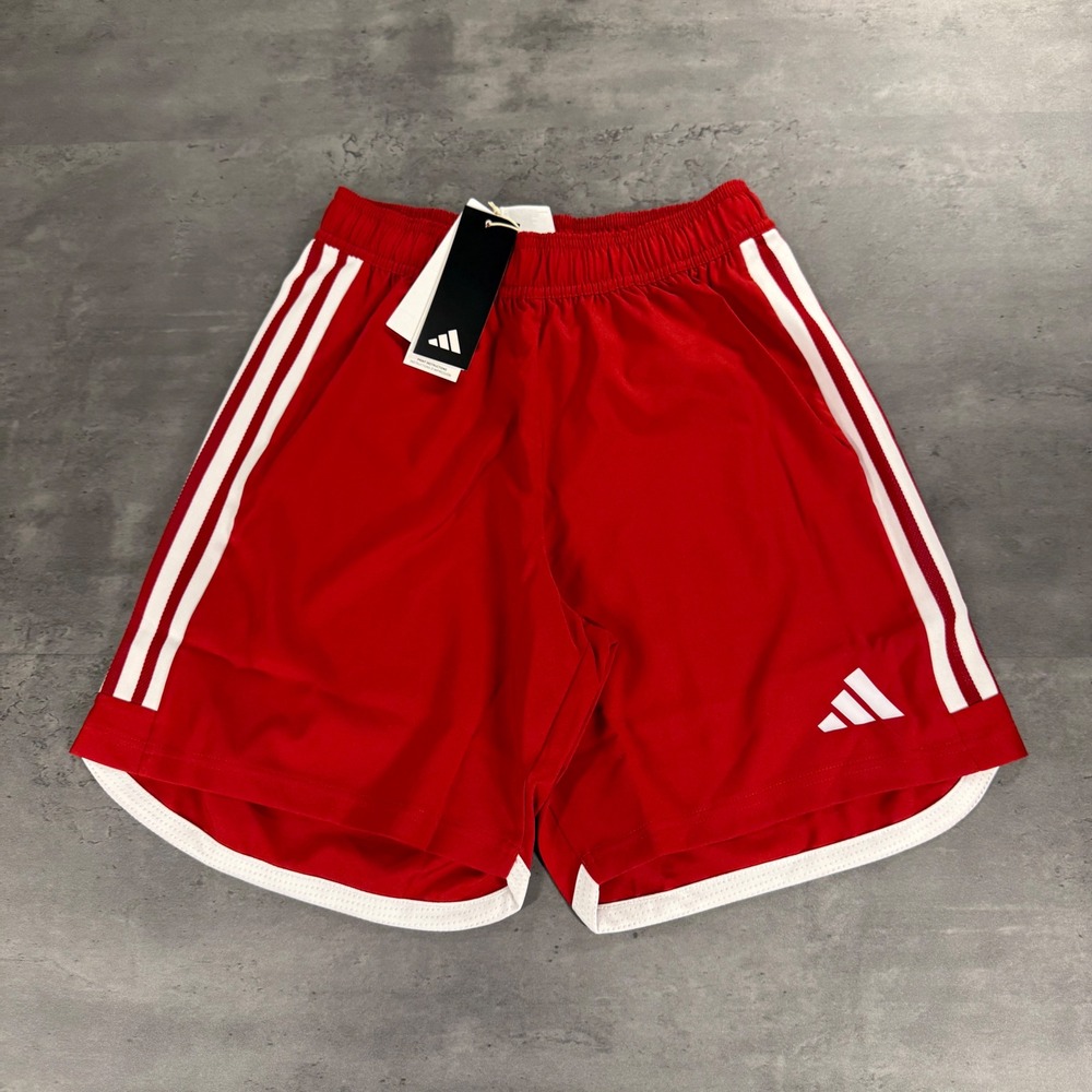 Adidas Tiro 23 League Shorts Mens Small Red White Soccer Gym Athletic Training